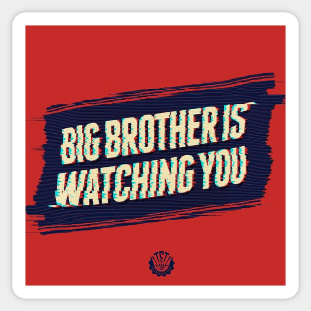 Big Brother is Watching You Sticker by department